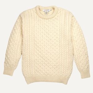 Aran crafts Ireland wool Fisherman Knit Crewneck size 2-3 toddler